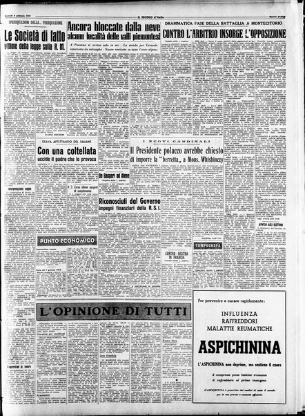 Il Secolo d'Italia : quotidiano per gli italiani