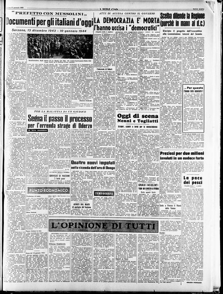 Il Secolo d'Italia : quotidiano per gli italiani