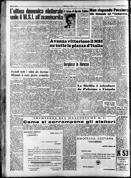 Il Secolo d'Italia : quotidiano per gli italiani