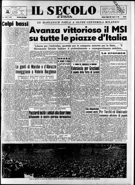 Il Secolo d'Italia : quotidiano per gli italiani