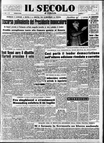 Il Secolo d'Italia : quotidiano per gli italiani