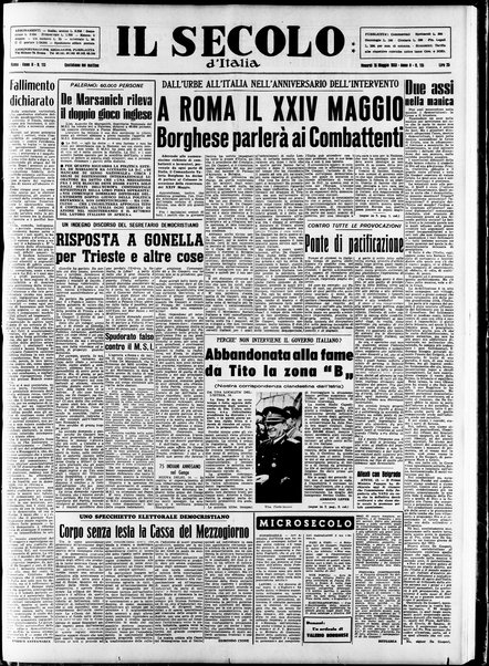 Il Secolo d'Italia : quotidiano per gli italiani