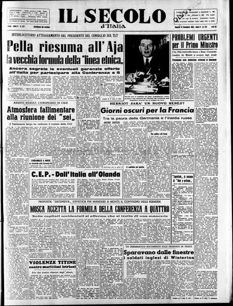 Il Secolo d'Italia : quotidiano per gli italiani