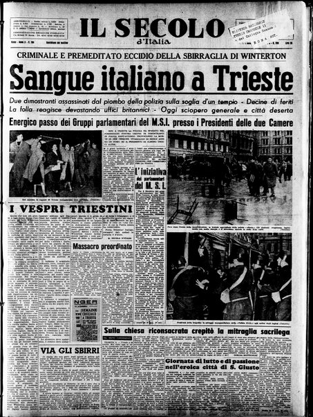 Il Secolo d'Italia : quotidiano per gli italiani