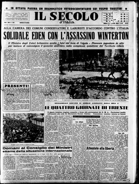 Il Secolo d'Italia : quotidiano per gli italiani