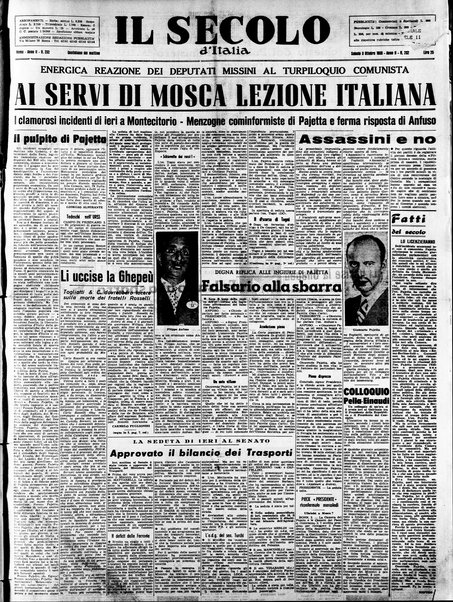 Il Secolo d'Italia : quotidiano per gli italiani