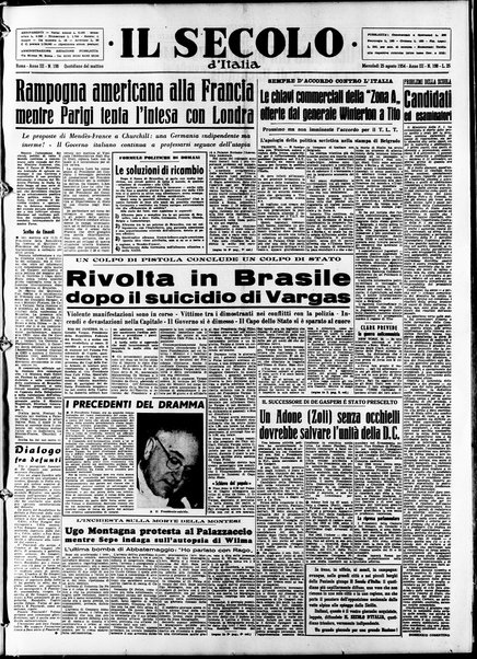 Il Secolo d'Italia : quotidiano per gli italiani