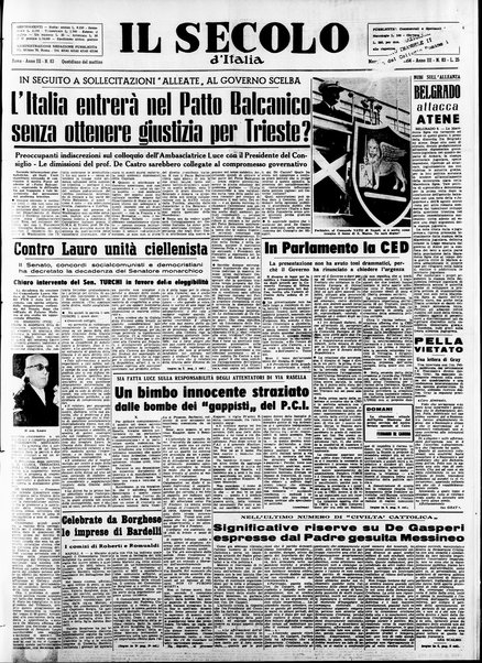 Il Secolo d'Italia : quotidiano per gli italiani