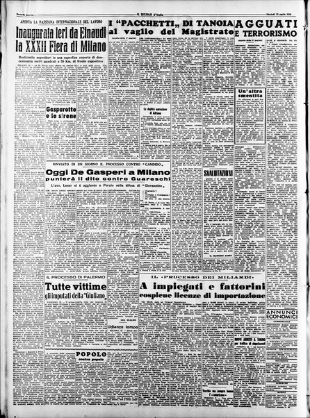 Il Secolo d'Italia : quotidiano per gli italiani