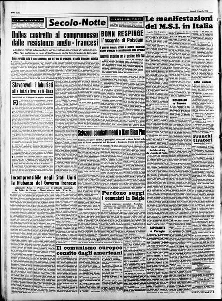 Il Secolo d'Italia : quotidiano per gli italiani