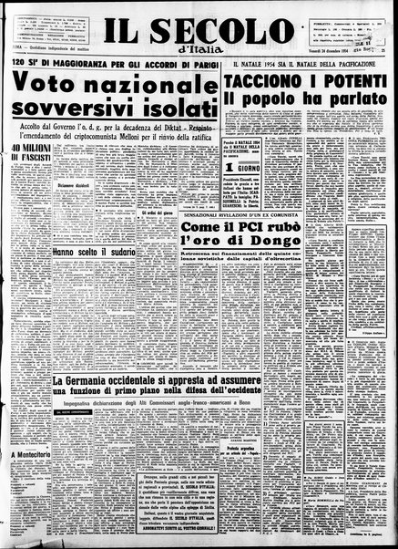 Il Secolo d'Italia : quotidiano per gli italiani