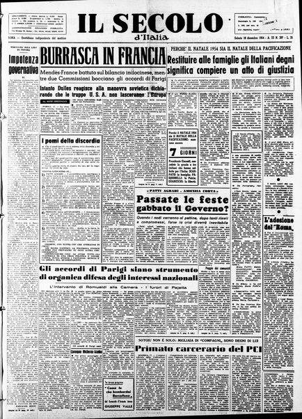 Il Secolo d'Italia : quotidiano per gli italiani