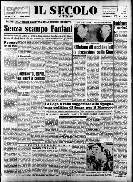 Il Secolo d'Italia : quotidiano per gli italiani