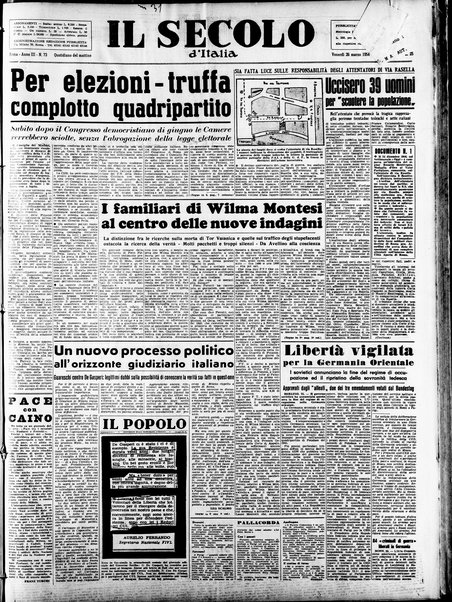 Il Secolo d'Italia : quotidiano per gli italiani