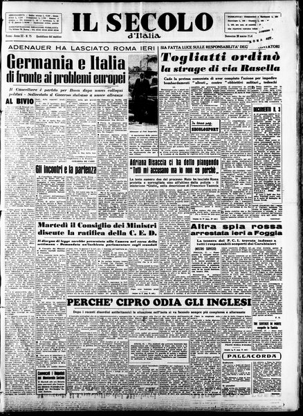 Il Secolo d'Italia : quotidiano per gli italiani