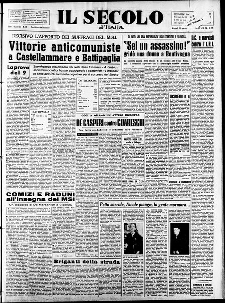 Il Secolo d'Italia : quotidiano per gli italiani