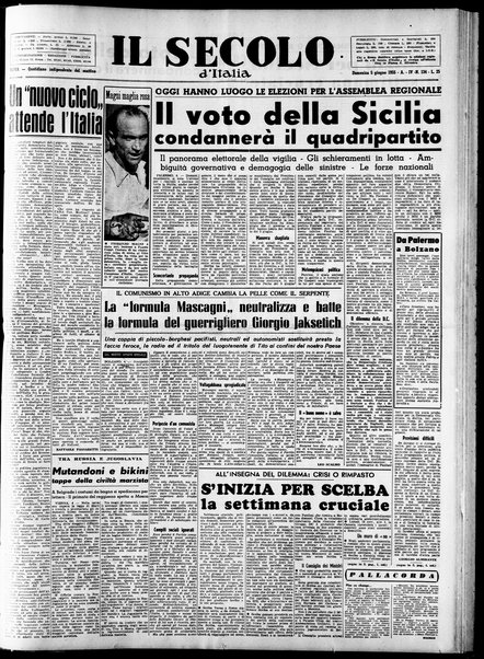 Il Secolo d'Italia : quotidiano per gli italiani