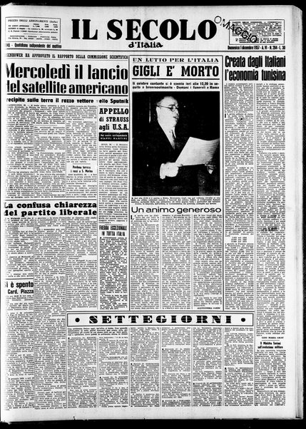 Il Secolo d'Italia : quotidiano per gli italiani