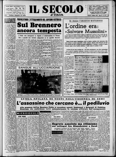 Il Secolo d'Italia : quotidiano per gli italiani