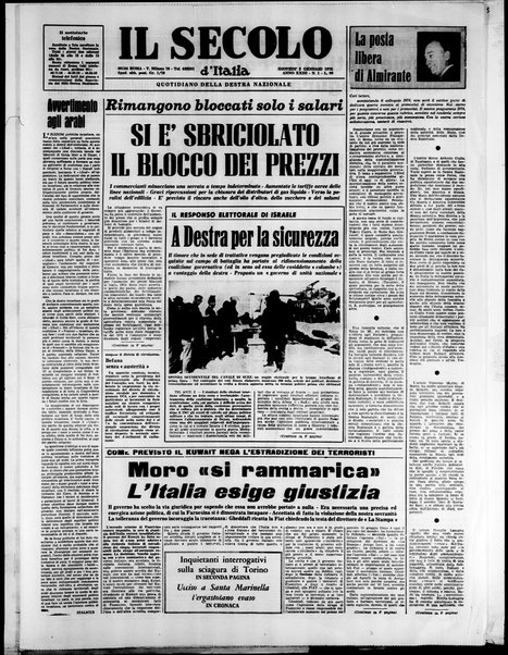 Il Secolo d'Italia : quotidiano per gli italiani