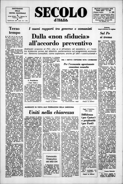 Il Secolo d'Italia : quotidiano per gli italiani