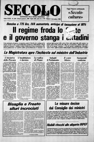 Il Secolo d'Italia : quotidiano per gli italiani