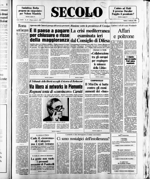 Il Secolo d'Italia : quotidiano per gli italiani