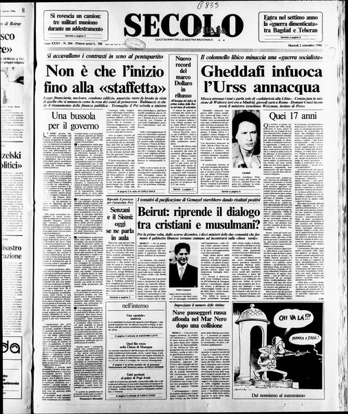 Il Secolo d'Italia : quotidiano per gli italiani