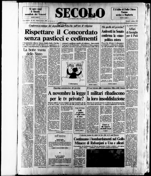 Il Secolo d'Italia : quotidiano per gli italiani