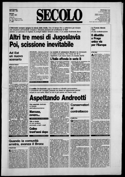 Il Secolo d'Italia : quotidiano per gli italiani