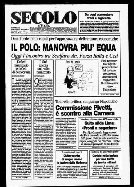 Il Secolo d'Italia : quotidiano per gli italiani