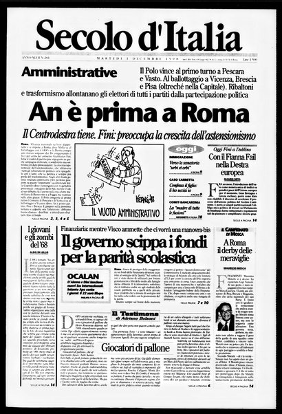 Il Secolo d'Italia : quotidiano per gli italiani