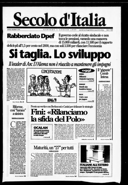 Il Secolo d'Italia : quotidiano per gli italiani