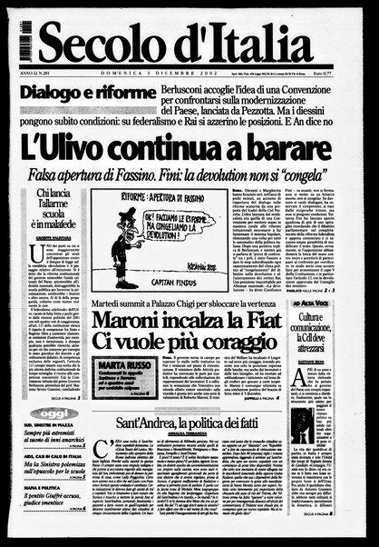 Il Secolo d'Italia : quotidiano per gli italiani