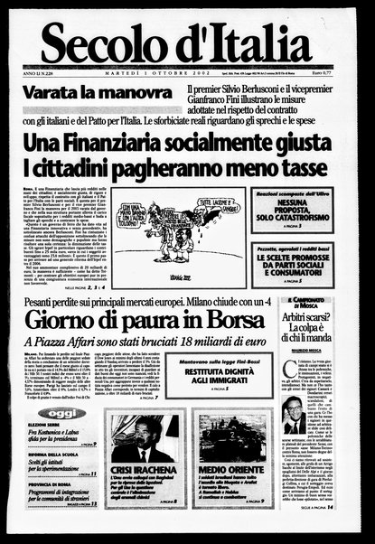 Il Secolo d'Italia : quotidiano per gli italiani