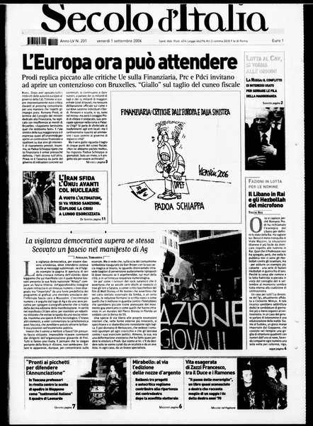 Il Secolo d'Italia : quotidiano per gli italiani