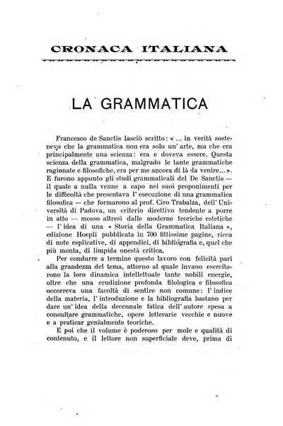 La vita letteraria