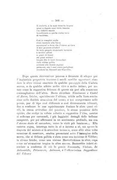 La vita letteraria