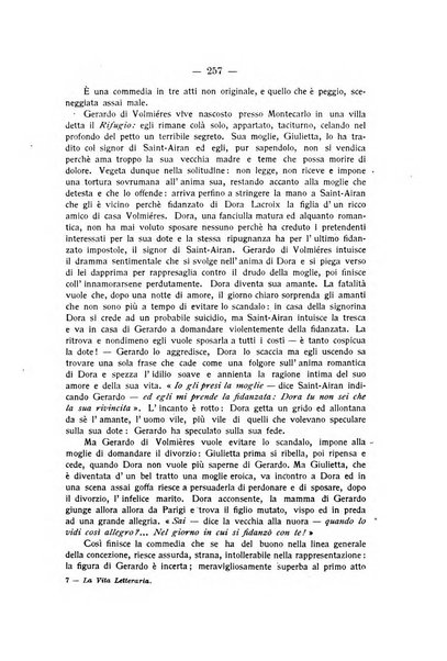 La vita letteraria