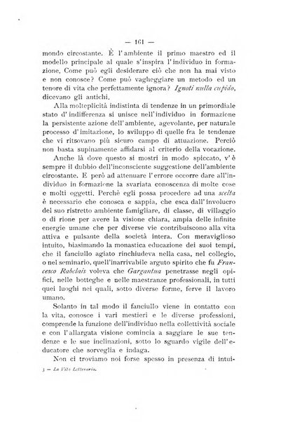 La vita letteraria