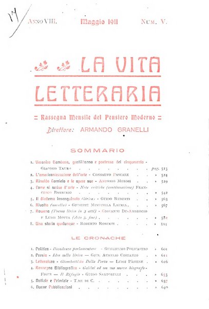 La vita letteraria