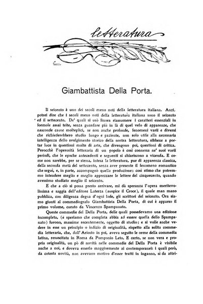 La vita letteraria