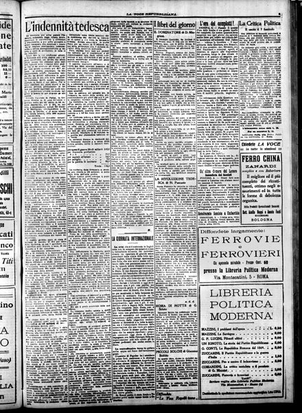 La voce repubblicana : quotidiano del Partito repubblicano italiano