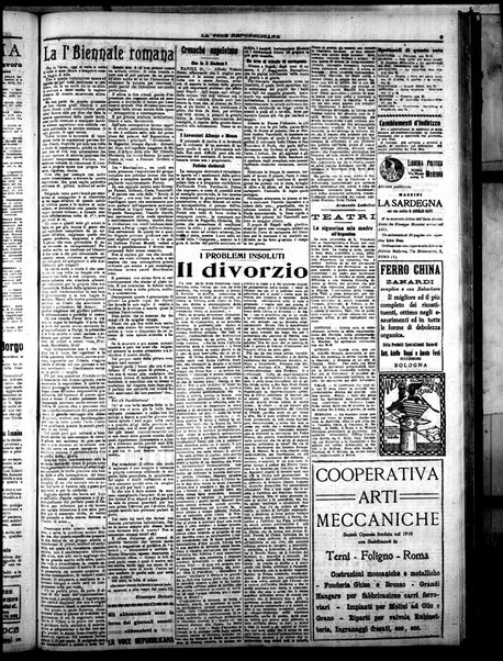 La voce repubblicana : quotidiano del Partito repubblicano italiano