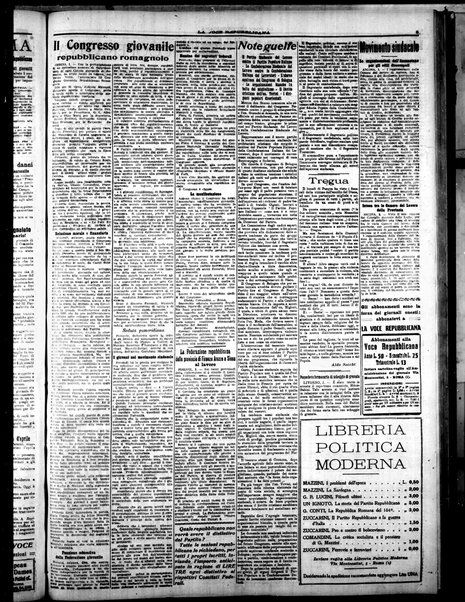 La voce repubblicana : quotidiano del Partito repubblicano italiano