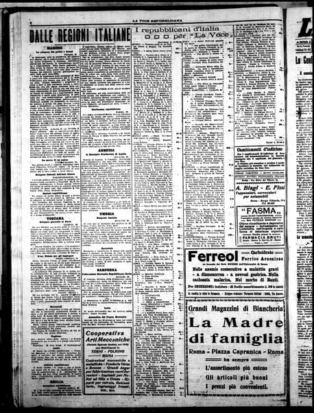 La voce repubblicana : quotidiano del Partito repubblicano italiano