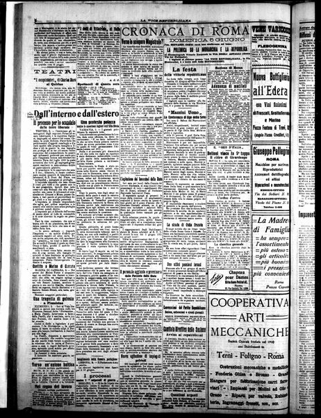 La voce repubblicana : quotidiano del Partito repubblicano italiano