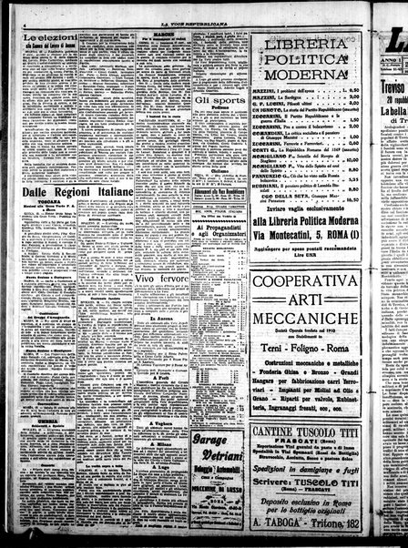 La voce repubblicana : quotidiano del Partito repubblicano italiano