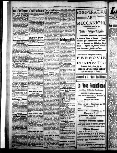 La voce repubblicana : quotidiano del Partito repubblicano italiano