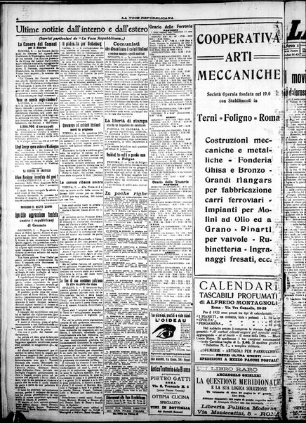 La voce repubblicana : quotidiano del Partito repubblicano italiano